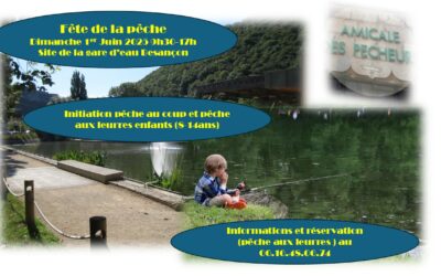 Fête de la pêche à Besançon le Dimanche 1er juin
