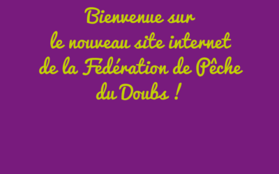 Nouveau site internet