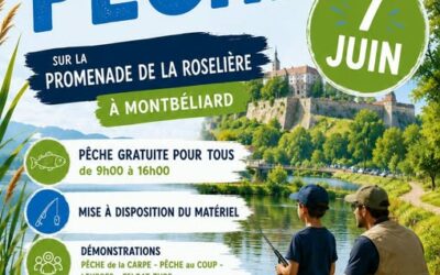 Fête de la pêche à Montbéliard le 7 juin